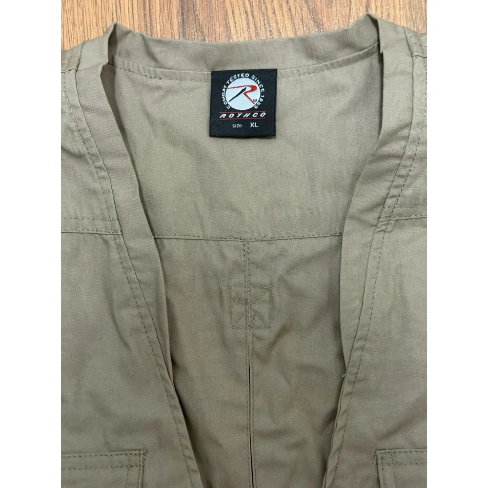 Rothco Concealed Carry Vest Mens Extra Large Khaki Lightweight Professional NWT